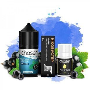 Набір для самозамісу Chaser 30 мл, 50 мг - Смородина з Ментолом 10824 фото