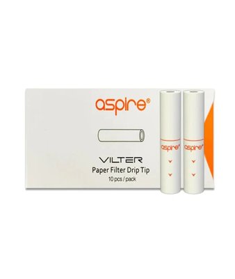 Паперовий фільтр для ASPIRE Vilter Paper Filter Drip Tip 10 pc 6958947140584 фото