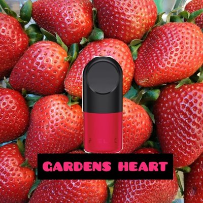 Картридж RELX Garden's Heart - Полуниця  / 18 мг (2шт по 2 мл) 10597 фото